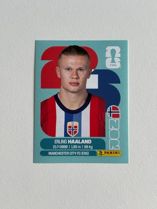 Cromo Erling Haaland Mundial 2026
