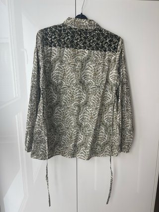 Blusa Precchio Estampada Corte Al Pecho