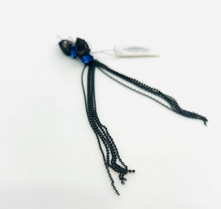 Pendientes Dimitriadis Negros y Azules