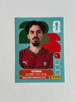 Cromo Vitinha Mundial 2026 Panini