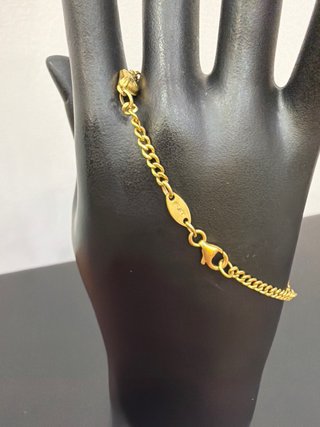 Pulsera oro 18k diseño animales