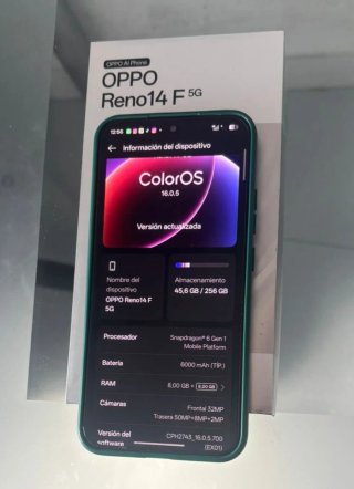 Oppo Reno14 F 5G Verde