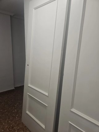 Puertas macizas lacadas blanco 203x72