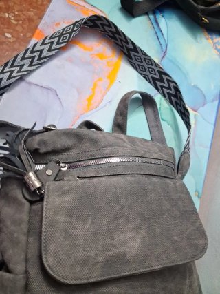 Mochila Mujer Gris