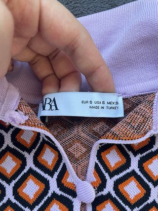 Camisa corta Zara S