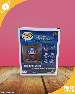 Funko Pop! Deluxe Capitán América Avengers #589
