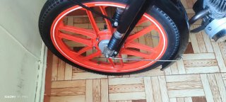 Mobylette Cady e 14 Negro/Naranja
