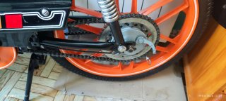 Mobylette Cady e 14 Negro/Naranja