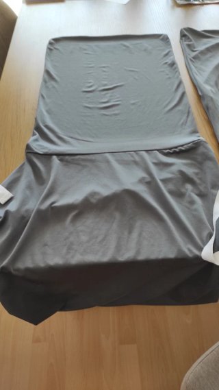 2 Fundas para Silla Tela Gris
