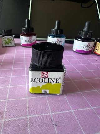 Tintas de Caligrafía Ecoline y Windsor & Newton