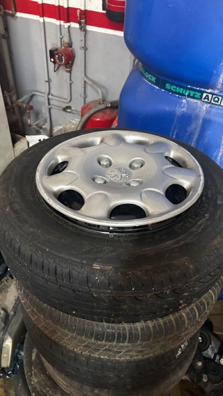 Llantas chapa Peugeot 13” 4x100 (4 unidades)