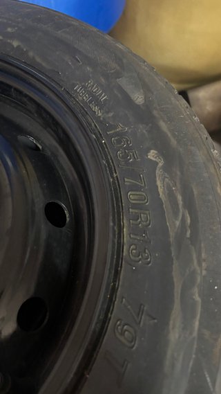 Llantas chapa Peugeot 13” 4x100 (4 unidades)