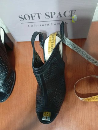 Sandali neri donna tacco 37 nuovi