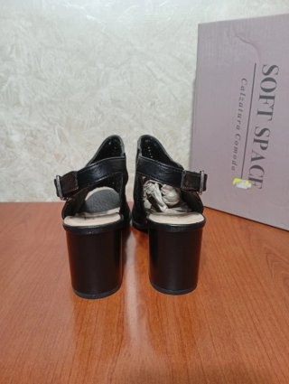 Sandali neri donna tacco 37 nuovi
