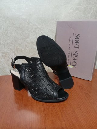 Sandali neri donna tacco 37 nuovi
