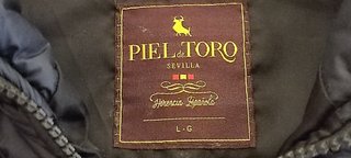 Chaleco Piel de Toro Azul Marino Mujer Talla S