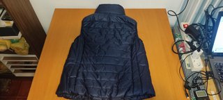 Chaleco Piel de Toro Azul Marino Mujer Talla S