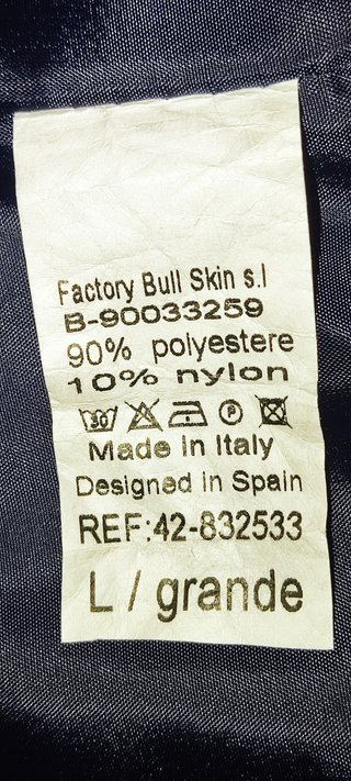 Chaleco Piel de Toro Azul Marino Mujer Talla S