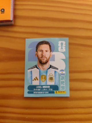 Cromos Panini Messi Mundial 2026
