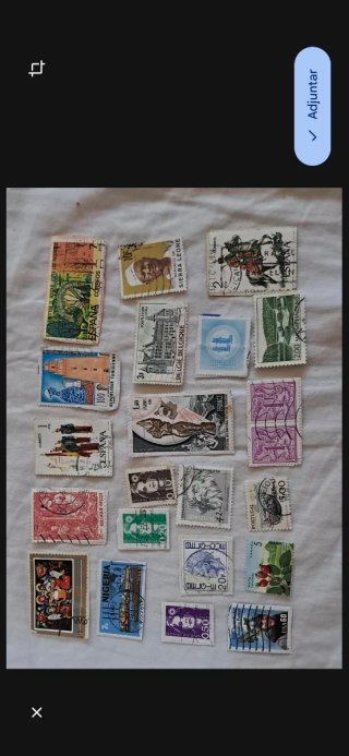 Gran colección de sellos de todo el mundo