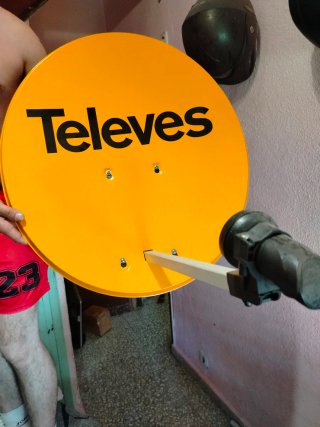 Se antena parabólica televes sin estrenar.