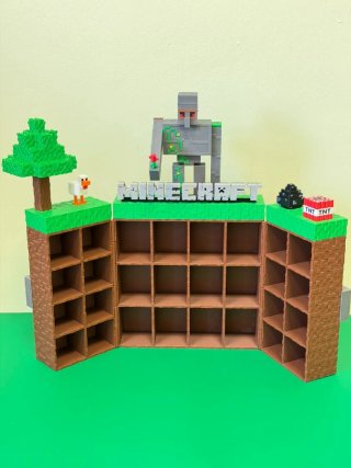 Expositor Kinder Joy Minecraft Plegable