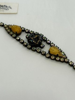 Pulsera Dimitriadis Azul , Ambar y Dorada