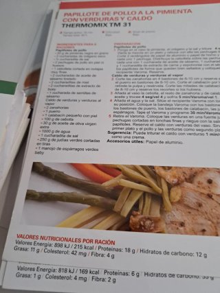 coleccion recetas con thermomix31 u otro modelo