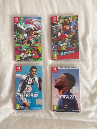 Nintendo Switch + Mando Pro + Juegos