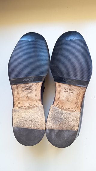 Mocassini Gucci Pelle Blu Misura 43