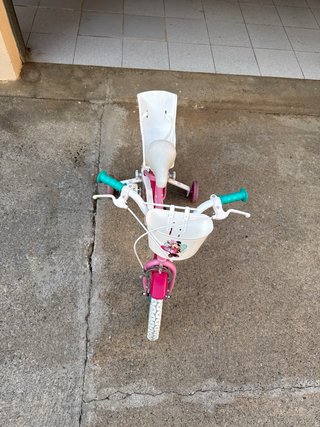 Bicicleta infantil Minnie Mouse rosa