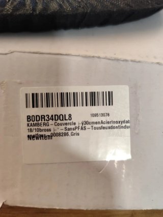 Kamberg Coperchio Acciaio Inox Ø 30 cm