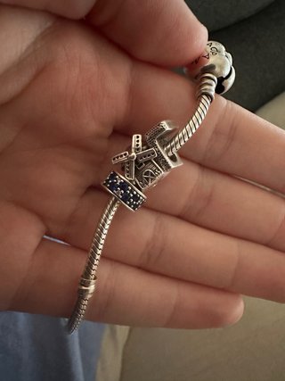 Pulsera Pandora Original Plata con 3 Charms