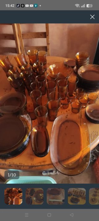 12 Platos Hondos Duralex + 3 Vasos Tubo