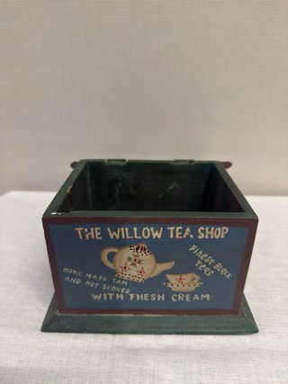 Caja de Té Vintage The Willow Tea Shop Baúl