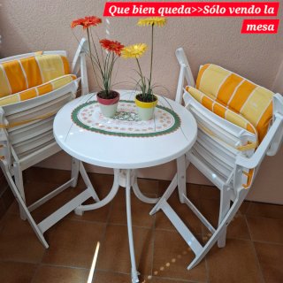 Mesa WERZALIT Balcón Interior/Exterior