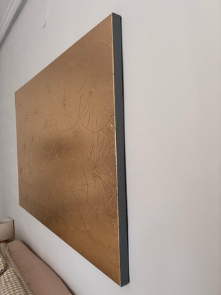 Cuadro decorativo dorado Maison du Monde