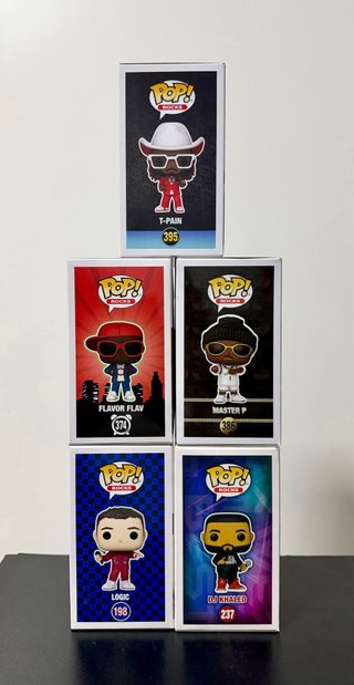 Lote 5 Funko POP! Leyendas Hip Hop