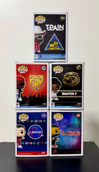 Lote 5 Funko POP! Leyendas Hip Hop