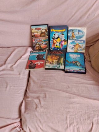 Lote 7 Películas DVD Infantiles Variadas