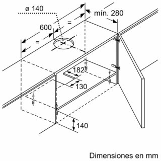 Campana Balay Telescópica LED