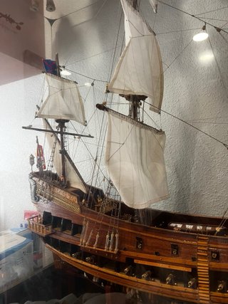 Maqueta Barco San Juan Bautista Hecha Mano