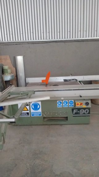Sierra de mesa F-90 para madera
