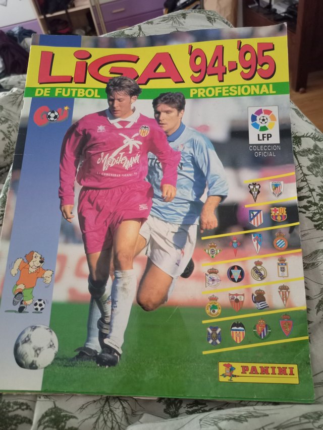 Álbum LA LIGA 94/95 - Ediciones Panini