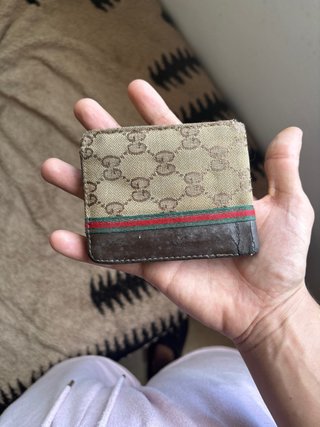 Cartera Gucci Original Marrón y Beige