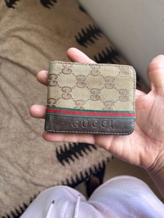 Cartera Gucci Original Marrón y Beige