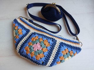 Riñonera crochet granny nueva