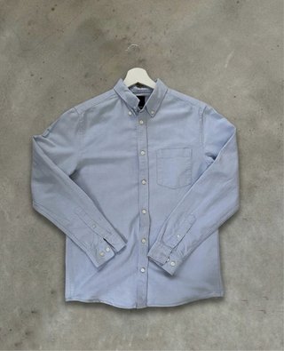 Camisa Oxford H&M Azul