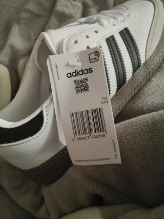 Zapatillas Adidas Samba Blancas y Negras