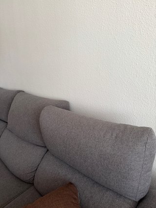 Sofá chaise longue gris